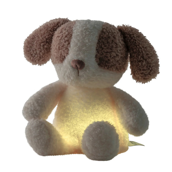 veilleuse bébé, veilleuse peluche, veilleuse chien, peluche lumineuse, lampe de nuit bébé, veilleuse rechargeable, Nattou, cadeau naissance, Petit Coeur Salé
