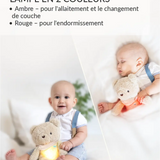 Ourson myHummy 5en1 avec bruit blanc, veilleuse et capteur de pleurs pour bébé