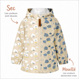 Veste de pluie magique Nuages – Change de couleur sous la pluie STERNTALER