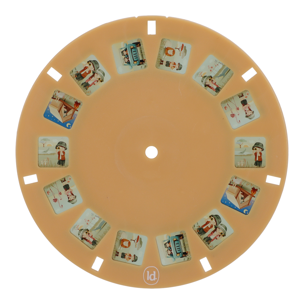 Visionneuse Safari Friends – visionneuse enfant avec disques illustrés
