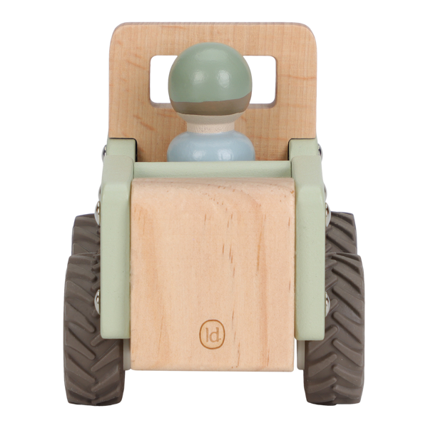 Voiture de safari avec figurine Safari Friends – jouet en bois enfant