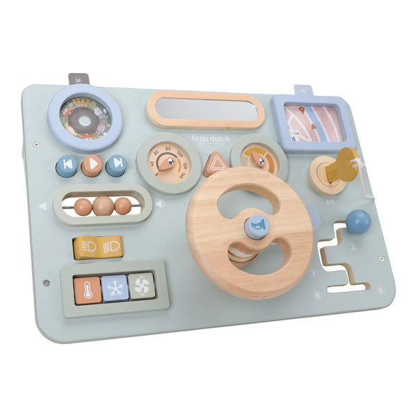 Volant d’activités enfant en bois – jouet d’éveil dès 12 mois LITTLE DUTCH