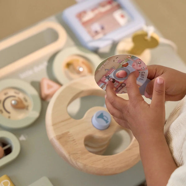 Volant d’activités enfant en bois – jouet d’éveil dès 12 mois LITTLE DUTCH