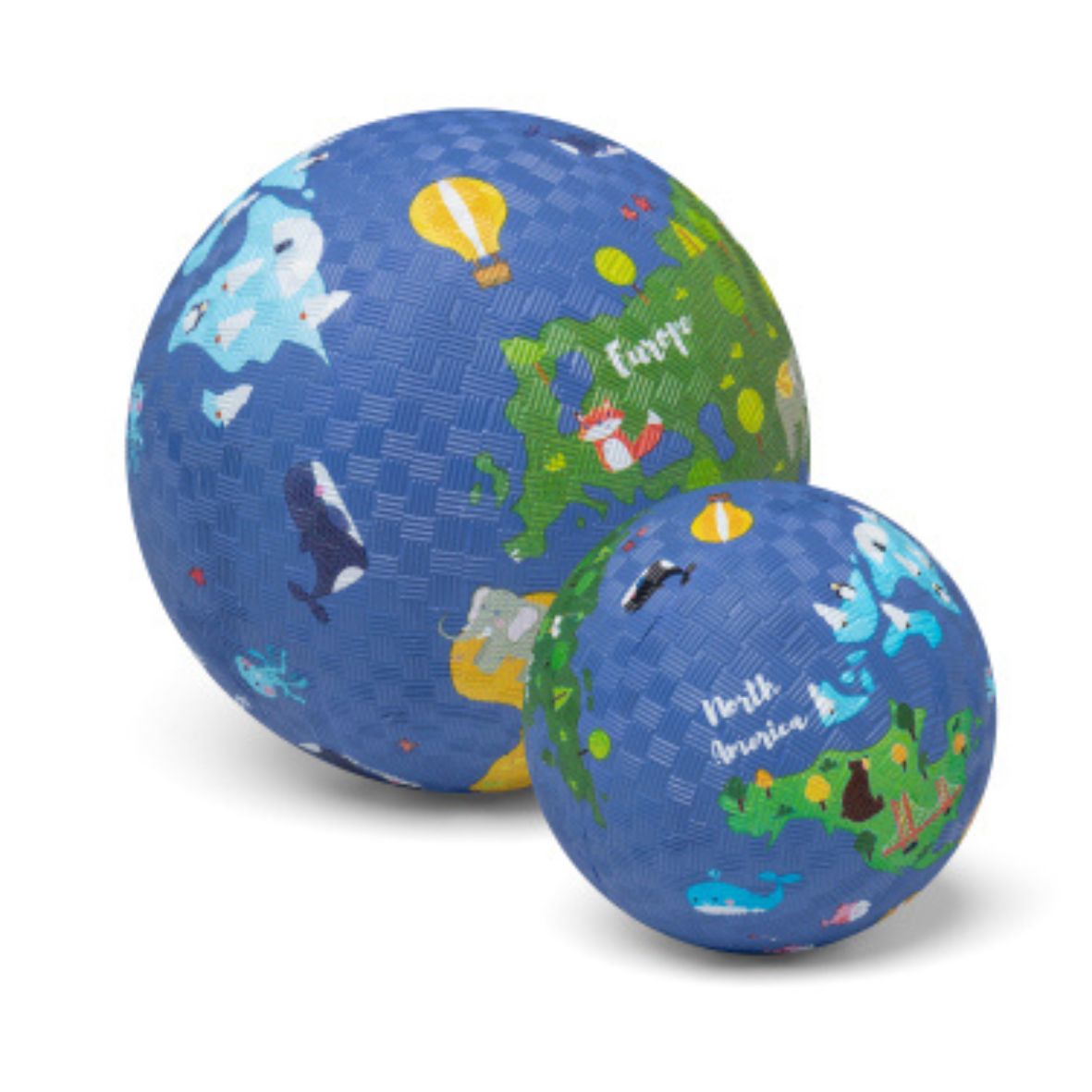 Balle bébé monde en caoutchouc naturel – 13 cm ou 18 cm