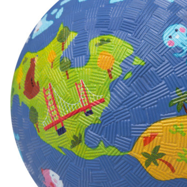 Balle bébé monde en caoutchouc naturel – 13 cm ou 18 cm