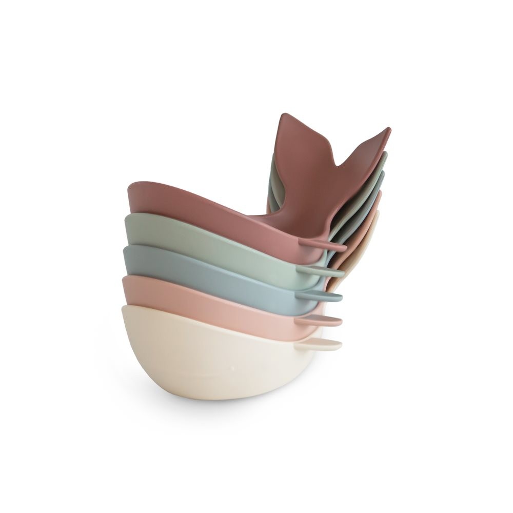 Whale Bath Stackers Mushie – 5 baleines pour le bain – Dès 10 mois mushie