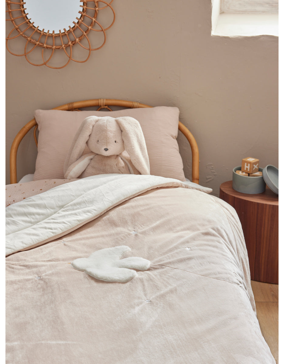 Couverture 100x140cm, Veloudoux® - Colombe