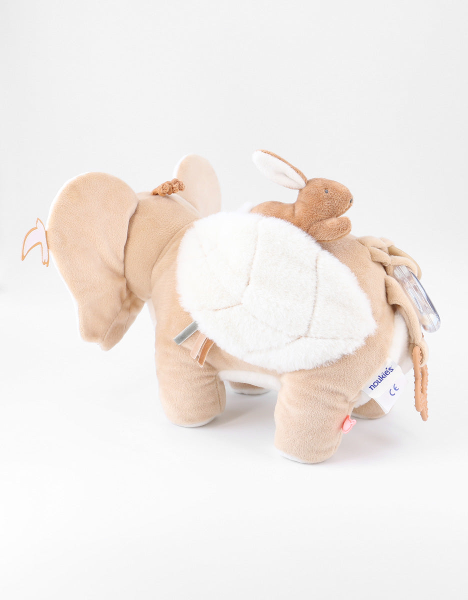 Peluche d'activités Bali en Veloudoux® et mousseline, caramel