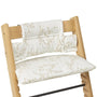 Coussin chaise haute branches - sable doux - Petit coeur salé