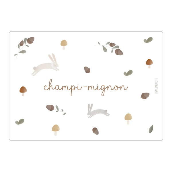 Carte “Champi-Mignon”