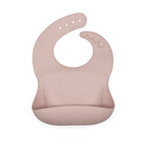 Bavoir silicone pale pink GMLB