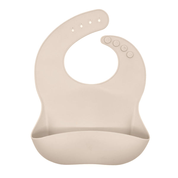 Bavoir silicone beige GMLB