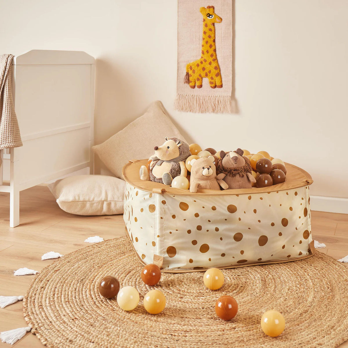 Balles pour piscine à balles bébé – Chocolat Bliss x100 BIECO