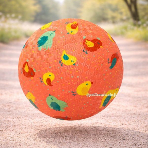 Balle bébé oiseaux en caoutchouc naturel – 13 cm ou 18 cm