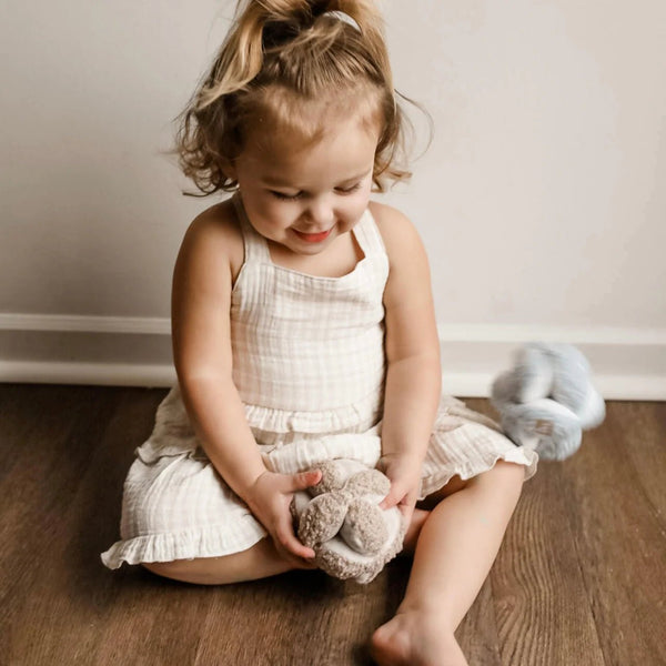 Balle sensorielle beige MONTI - Petit coeur salĂ©