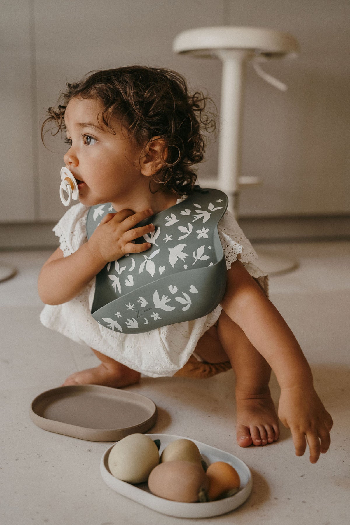 Bavoir en Silicone – Birdy