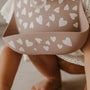 Bavoir en Silicone – Love Taupe