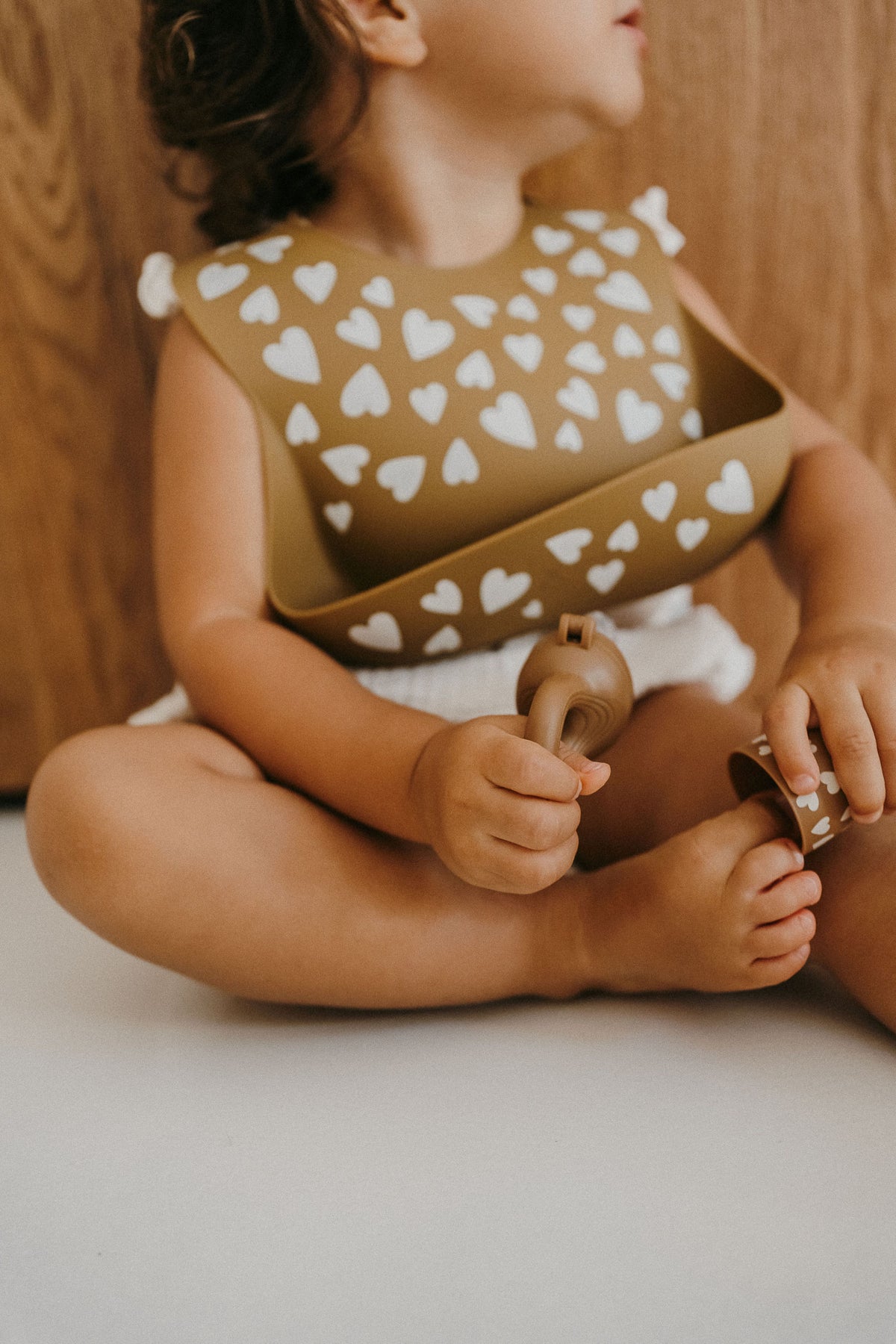 Bavoir en Silicone – Love Camel