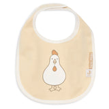Lot de 5 bavoirs bébé imperméables Miffy Family Farm avec velcro pratique. Protégez les vêtements de bébé et facilitez les repas. Motifs colorés et adorables.