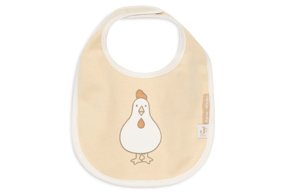 Lot de 5 bavoirs bébé imperméables Miffy Family Farm avec velcro pratique. Protégez les vêtements de bébé et facilitez les repas. Motifs colorés et adorables.