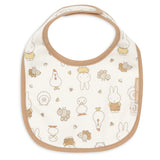 Lot de 5 bavoirs bébé imperméables Miffy Family Farm avec velcro pratique. Protégez les vêtements de bébé et facilitez les repas. Motifs colorés et adorables.