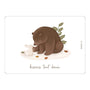 Carte "Bisous tout doux" Papier Poetic