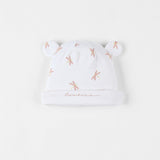 Bonnet bébé oreilles ourson fleuri NOUKIES