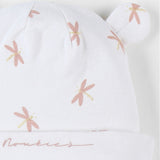 Bonnet bébé oreilles ourson fleuri NOUKIES
