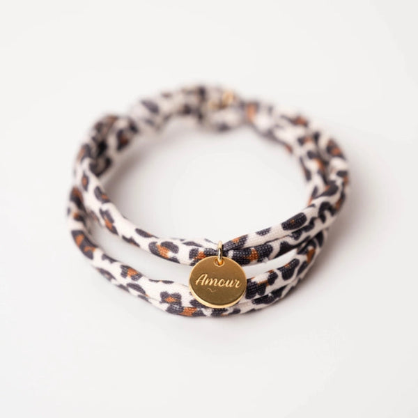 Bracelet graou avec médaille amour fabriqué en France