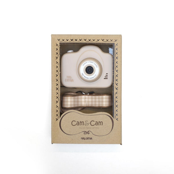 Appareil Photo Digital Enfant - Ivory with Soft Squares Strap – Cam Cam 📸 MRS ERTHA