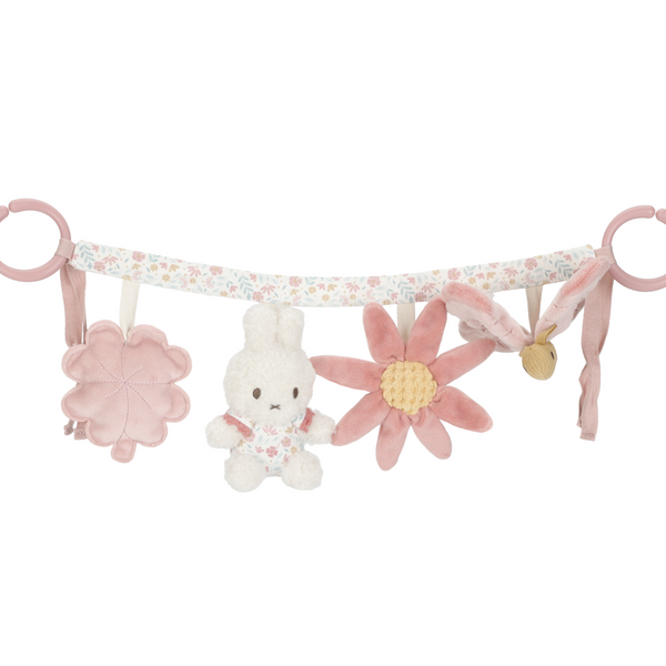 chaîne d’activités poussette Miffy Lucky Blossom jouet bébé