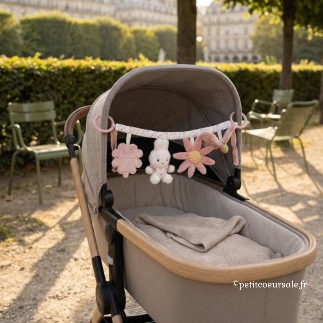 Chaîne d'activités pour poussette Miffy - Lucky Blossom LITTLE DUTCH