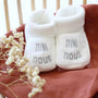 Chaussons bébé - Mini nous blanc TROIS KILOS SEPT