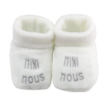 Chaussons bébé - Mini nous blanc TROIS KILOS SEPT