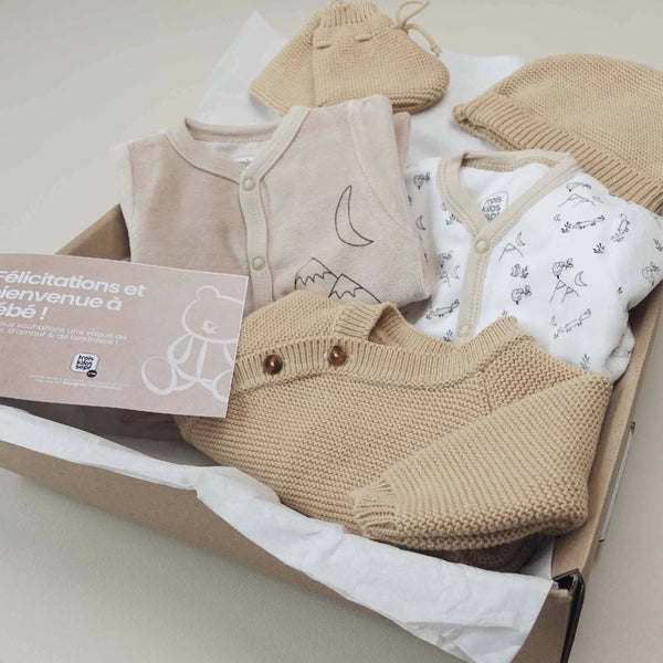 Coffret Naissance Jolie Montagne - Petit coeur salé
