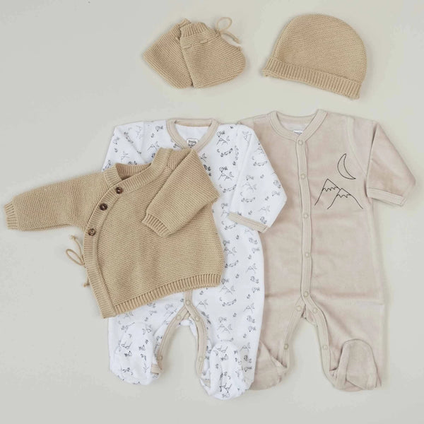 Coffret Naissance Jolie Montagne - Petit coeur salé