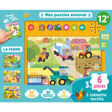 Mes puzzles sonores - La ferme 1 2 3 SOLEIL