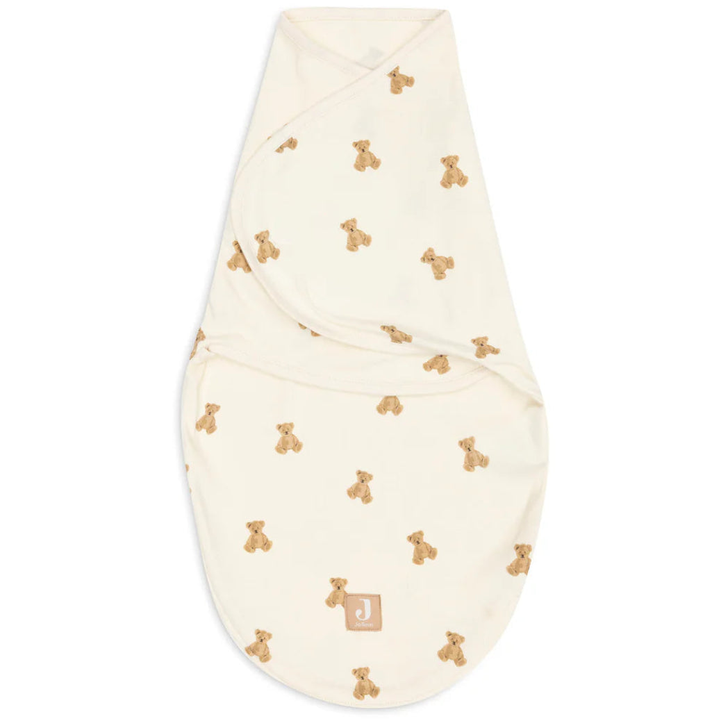 couverture d’emmaillotage bébé 0-3 mois - Teddy bear jollein