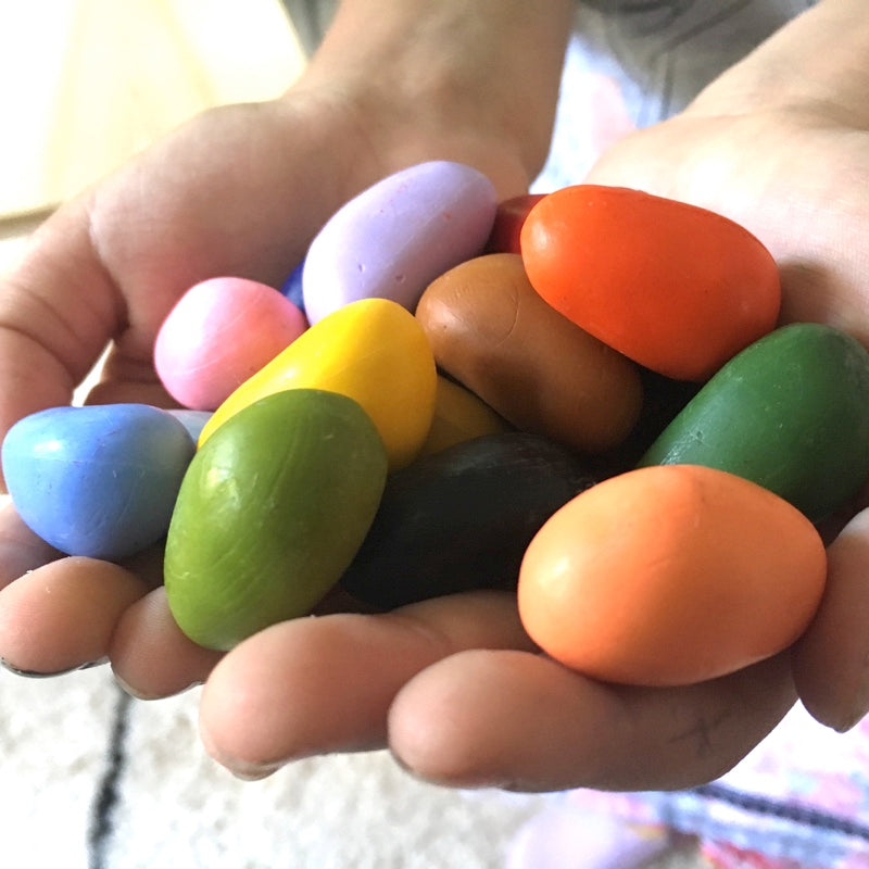 CRAYONS DE CIRE couleurs 1 sac de coton (dès 3 ans)