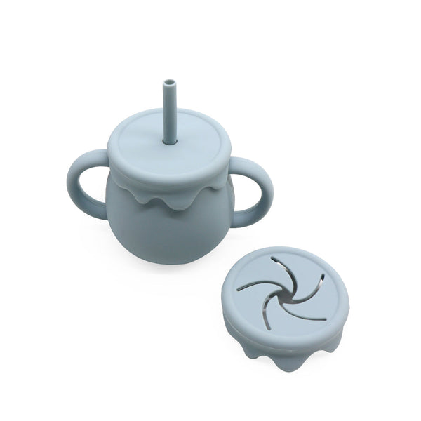 Mug 3-en-1 Dusty Blue Petit coeur salé