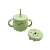 Mug 3-en-1 Olive Green Petit coeur salé