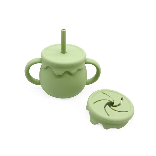 Mug 3-en-1 Olive Green Petit coeur salé