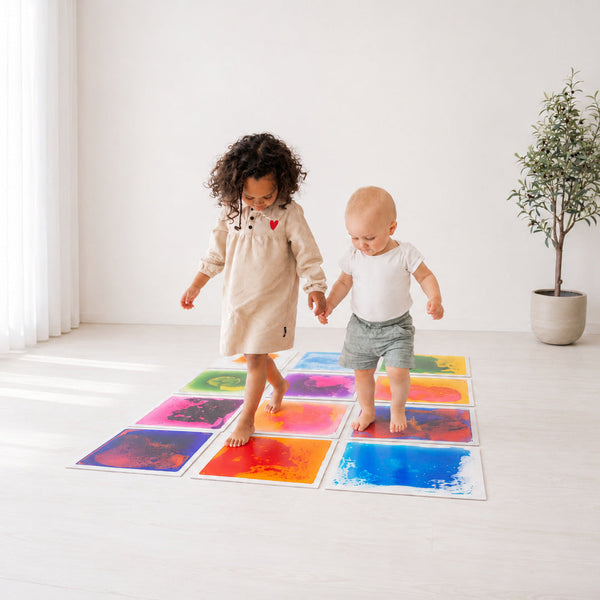 Dalles Sensorielles Liquides x4 – Un univers de couleurs à explorer ! 🌈 BO JUNGLE
