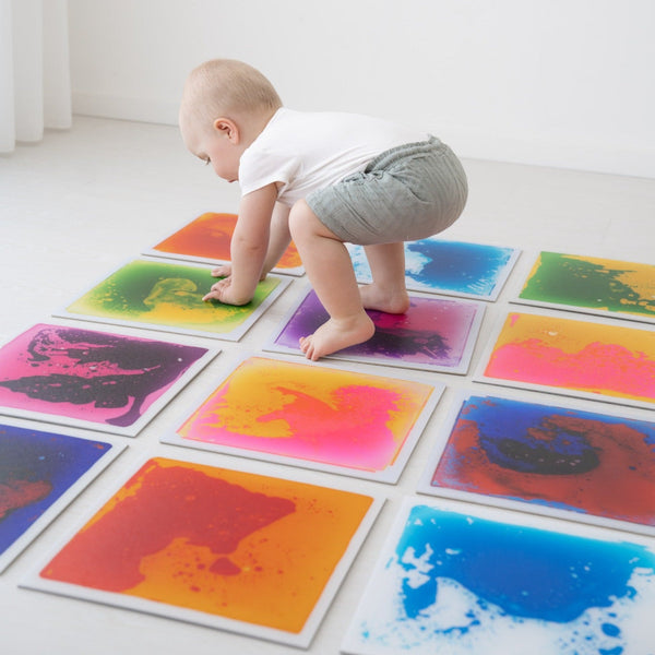 Dalles Sensorielles Liquides x4 – Un univers de couleurs à explorer ! 🌈 BO JUNGLE