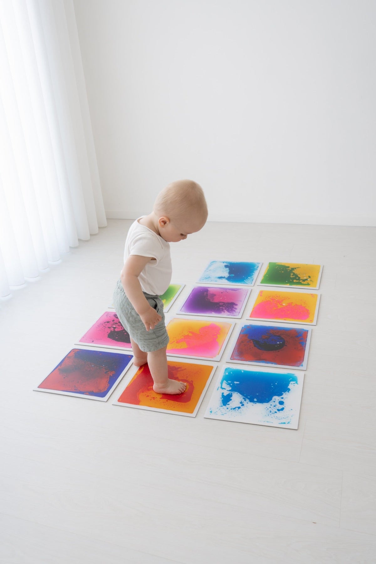 Dalles Sensorielles Liquides x4 – Un univers de couleurs à explorer ! 🌈 BO JUNGLE