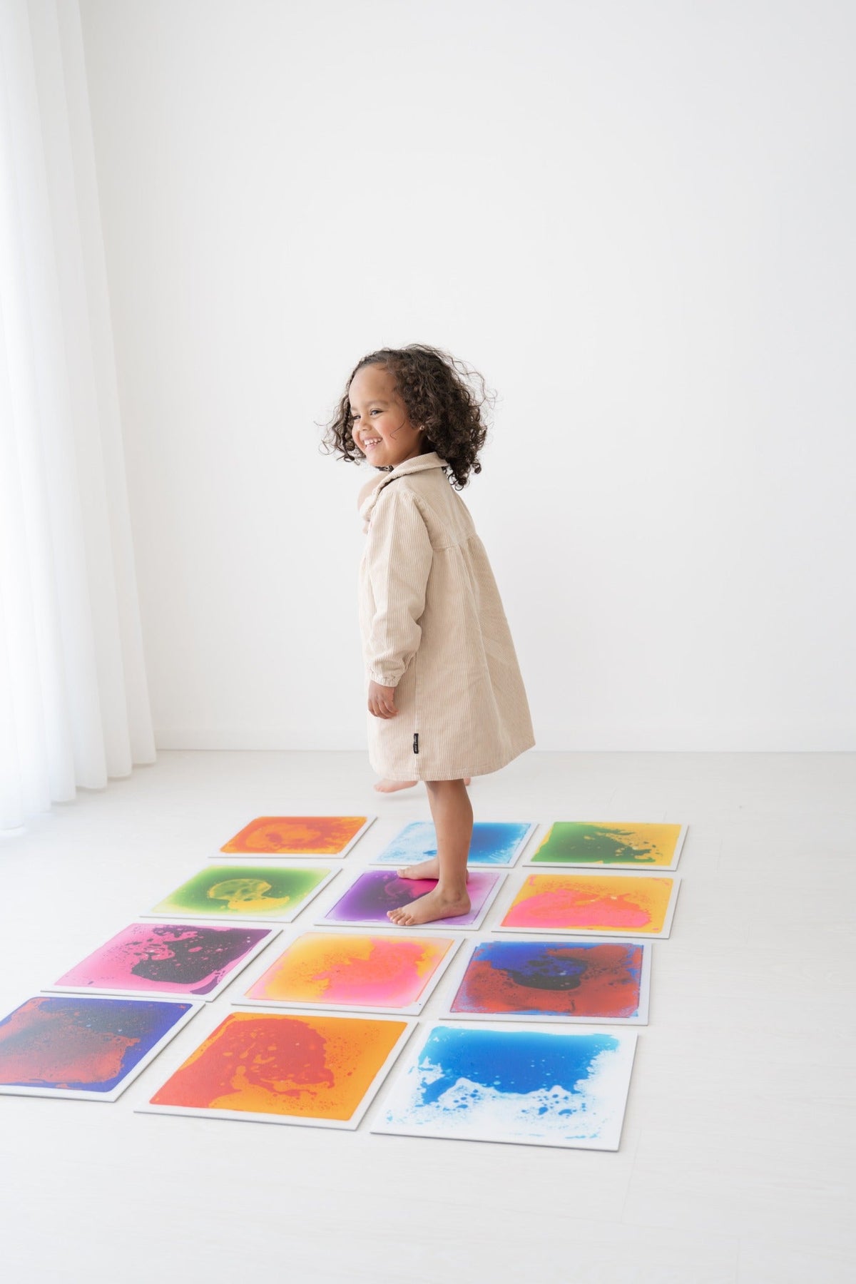Dalles Sensorielles Liquides x4 – Un univers de couleurs à explorer ! 🌈 BO JUNGLE
