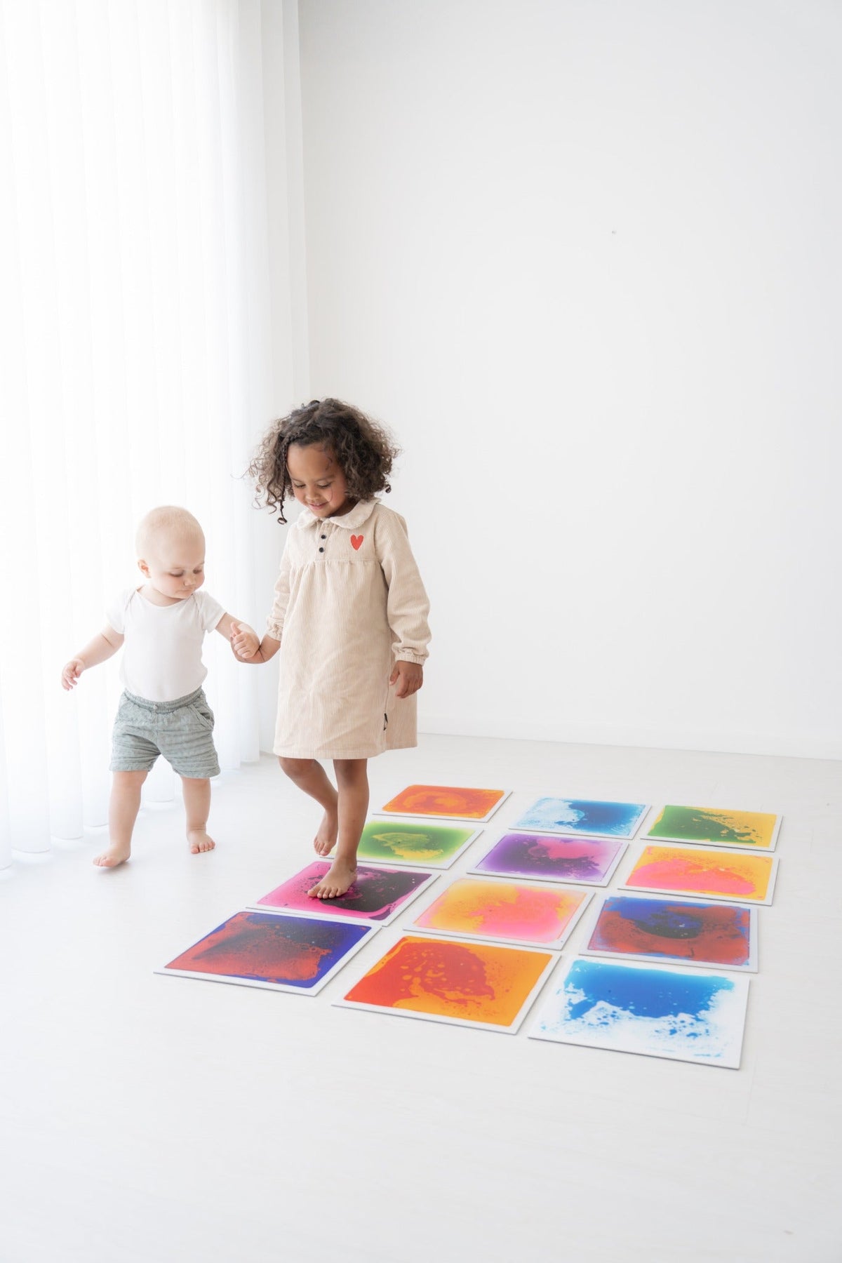 Dalles Sensorielles Liquides x4 – Un univers de couleurs à explorer ! 🌈 BO JUNGLE