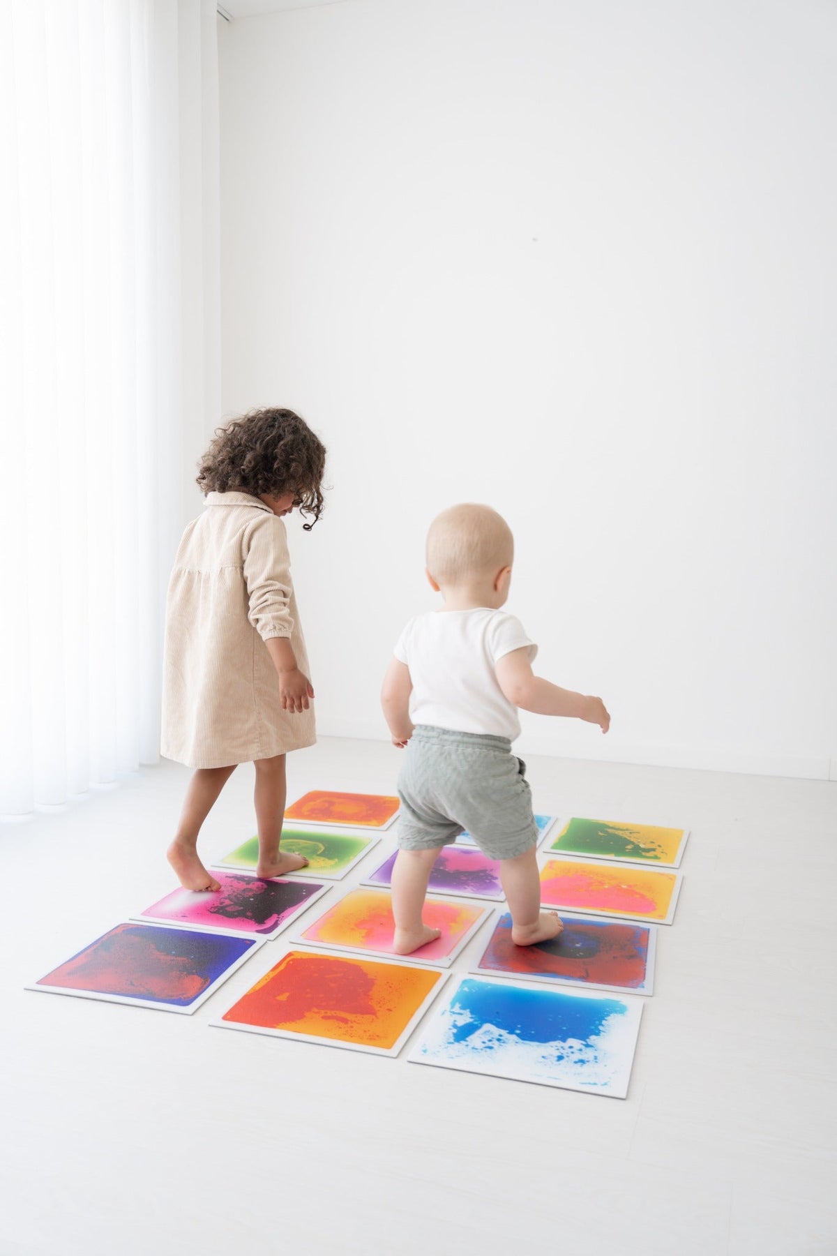 Dalles Sensorielles Liquides x4 – Un univers de couleurs à explorer ! 🌈 BO JUNGLE