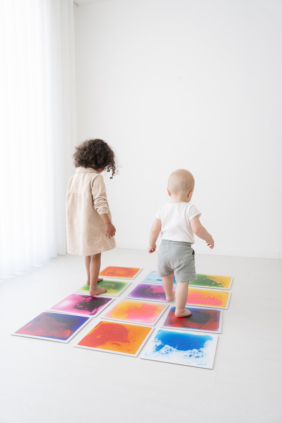 Dalles Sensorielles Liquides x4 – Un univers de couleurs à explorer ! 🌈 BO JUNGLE