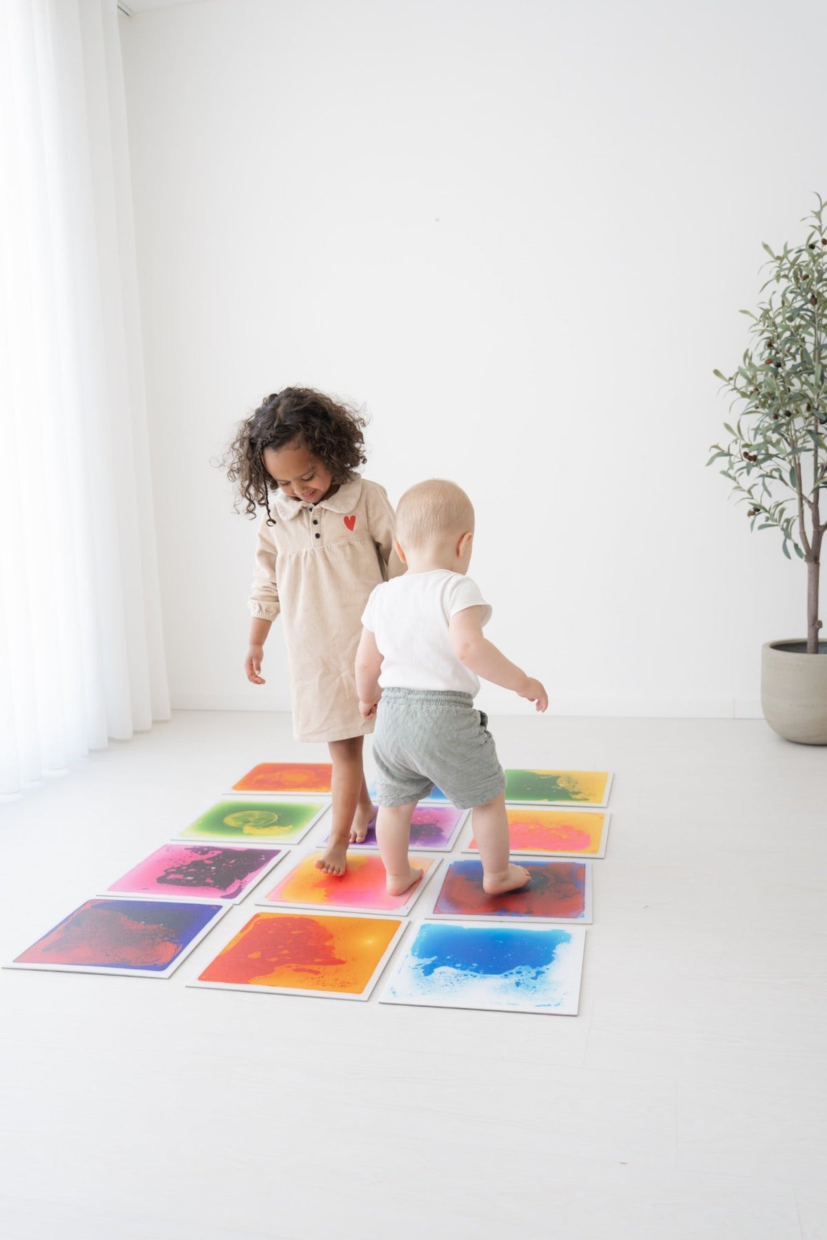 Dalles Sensorielles Liquides x4 – Un univers de couleurs à explorer ! 🌈 BO JUNGLE